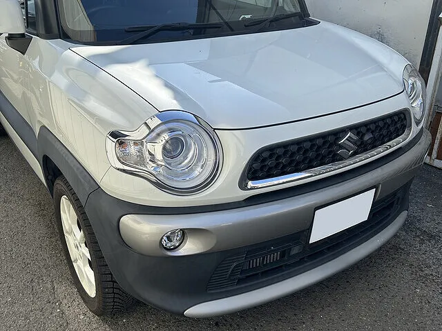 堺市　フロントフェンダー交換・フロントバンパー交換　キズ・へこみ修理　スズキ クロスビー｜板金塗装