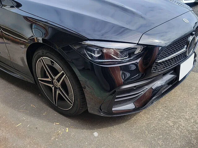 堺市　フロントバンパー　キズ・へこみ修理　メルセデス・ベンツ｜板金塗装