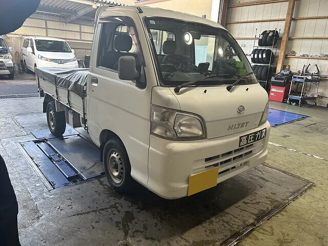 静岡市清水区　エンジンオイル交換　ダイハツ ハイゼットトラック│車検・整備
