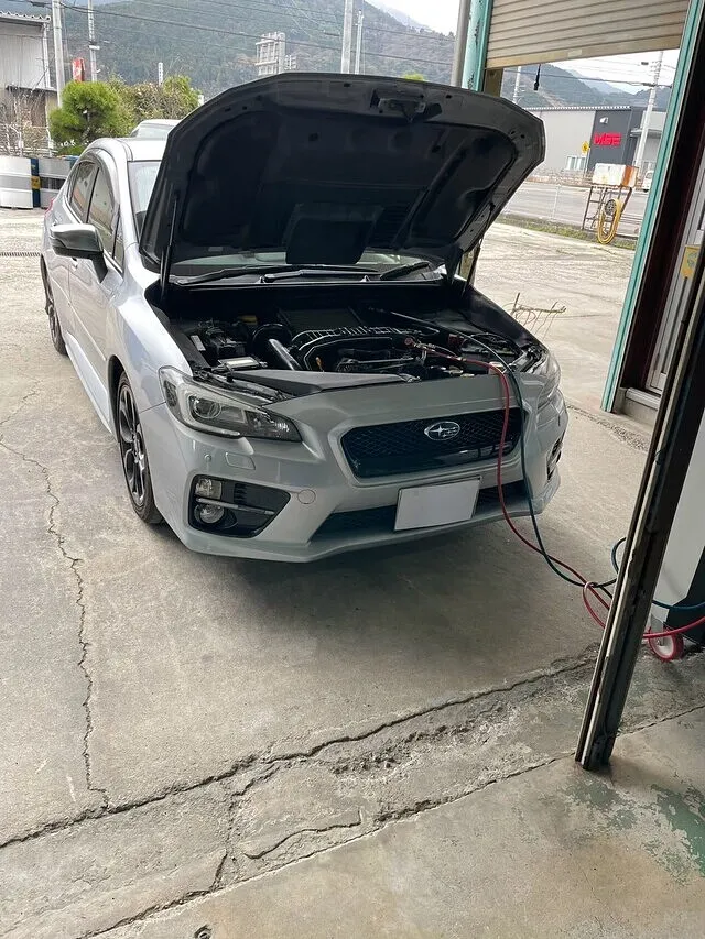 スバル WRX エアコンガス漏れ 西条市 K様