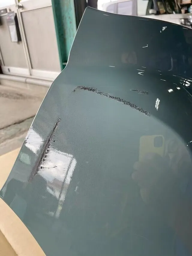 スズキスペーシア フロントバンパー交換修理　内部分解対応　西条市