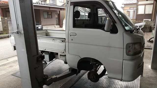 富山市（旧大沢野町）ハイゼットトラック タイヤ交換 富山市 スギマサ自動車販売