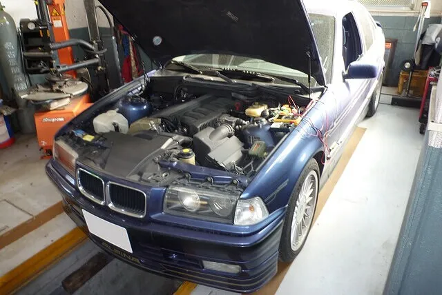 BMW E36 アルピナB6 エンジン始動不良 修理 三重県　