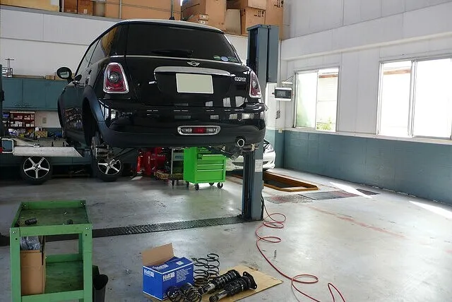 ミニ R56 クーパー H&R ローダウンスプリング 津市