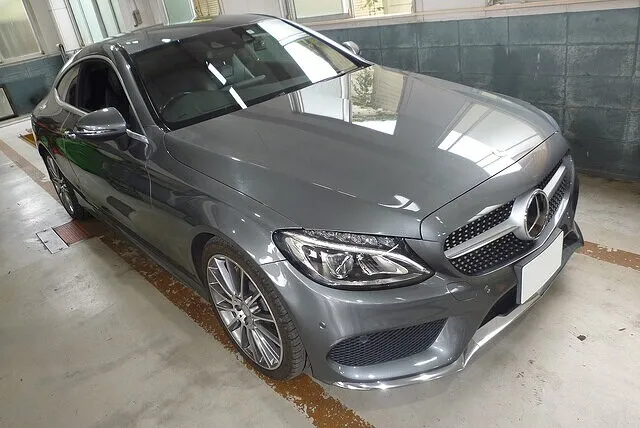 ベンツ W205 C180クーペ プレセーフ警告 修理 津市