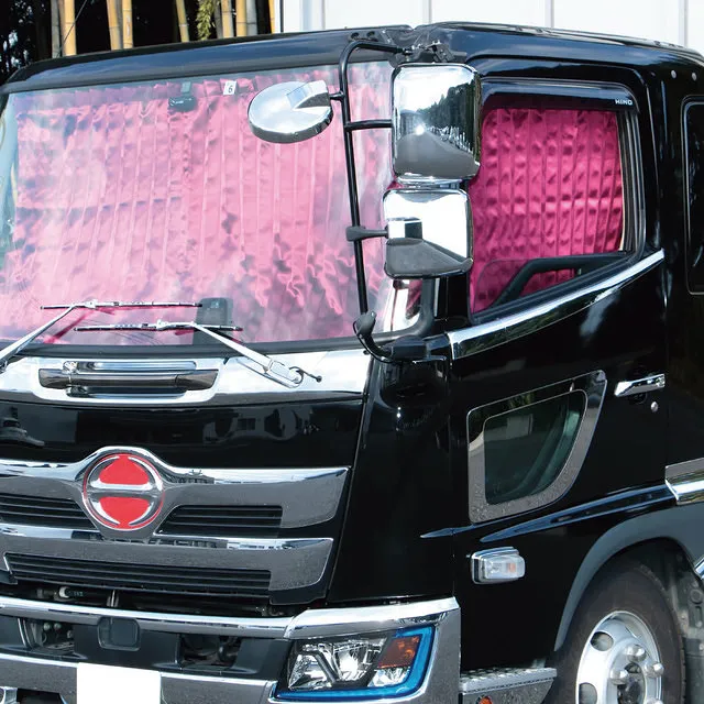 トラックカーテン りらか 各種 センターカーテン ハイルーフ車用