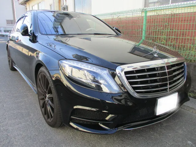 BENZ　S550　カスタム　インチアップ　ローダウン