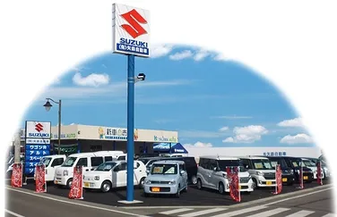 矢島自動車／新車市場益子店外観