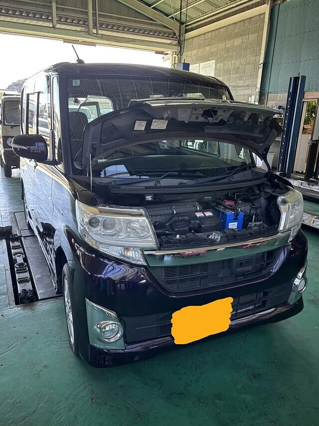 阿南市　タント　ウォーターポンプ交換/車修理