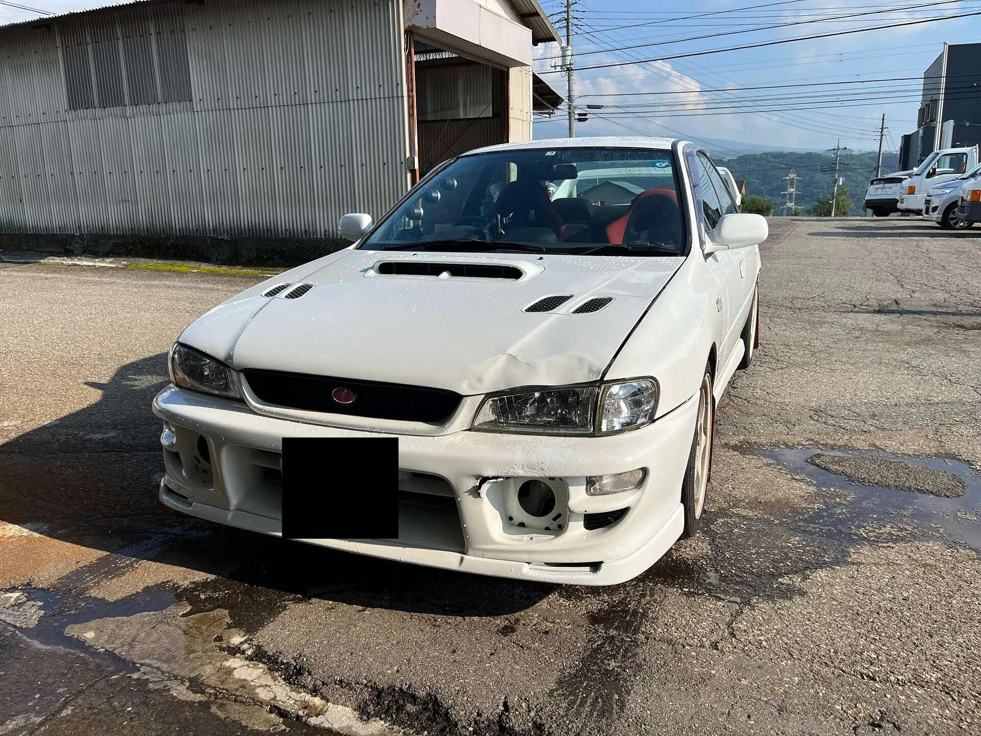 沼田市 エンジンかからずにて インプレッサWRX STI スバル GC8 修理事例