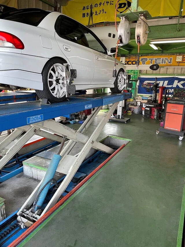 スバル　インプレッサ　WRX　STI　GC8　アライメント調整　島根