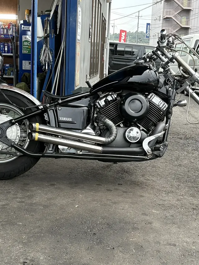 栗東市　バイク　マフラー　ワンオフ