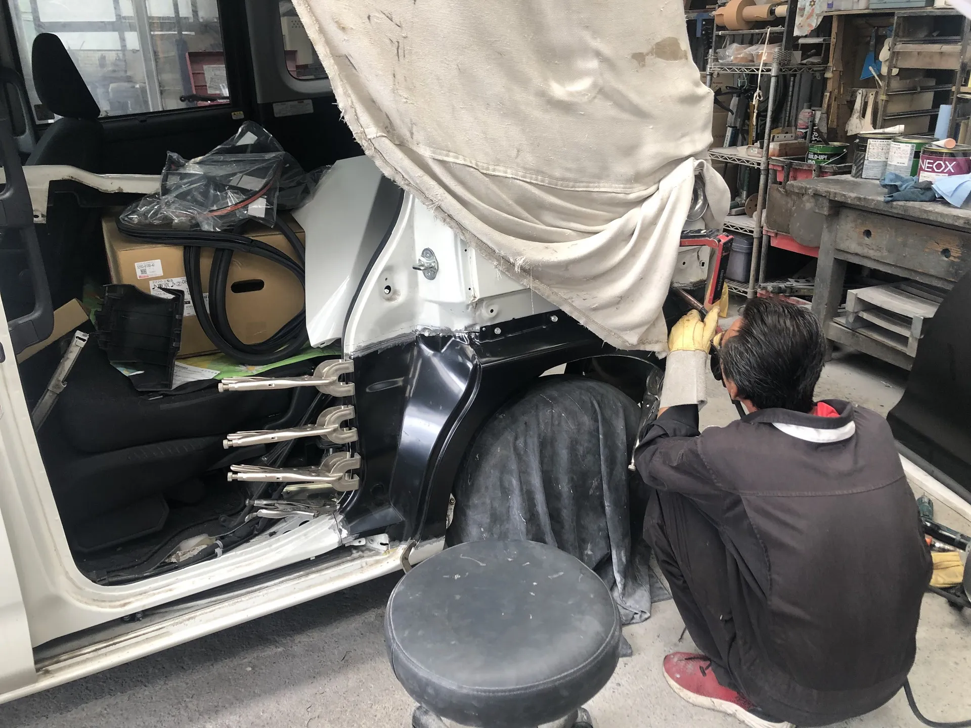 鈑金塗装 あきる野市 カーショップヒキダ