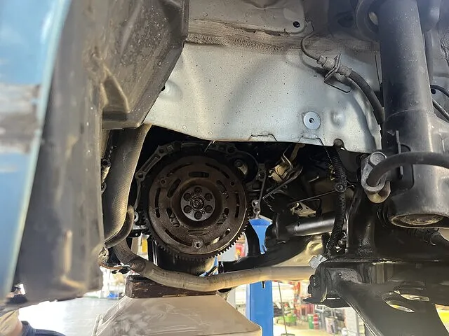 ダイハツ エッセ　異音修理　ミッション載せ替え│関市　車修理