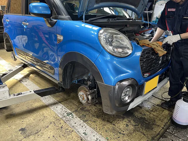 ダイハツ キャスト アクティバ　車検　CVTフルード交換│関市　車検・整備
