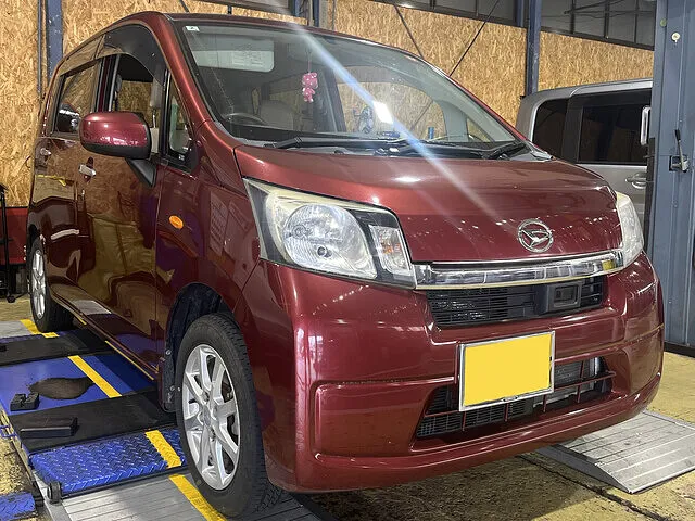 ダイハツ ムーヴ　車検　エンジンオイル交換│関市　車検