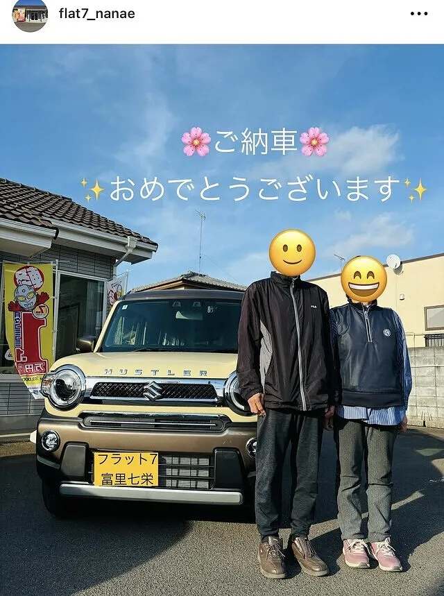 ★リースご成約★　富里七栄店　ハスラー