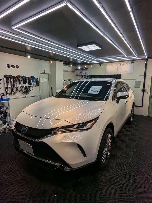 沖縄 車 コーティング　ハリアー
