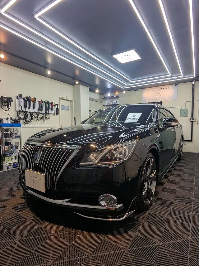 沖縄県　那覇市　クラウンマジェスタ　セラミックコーティングメンテナンス