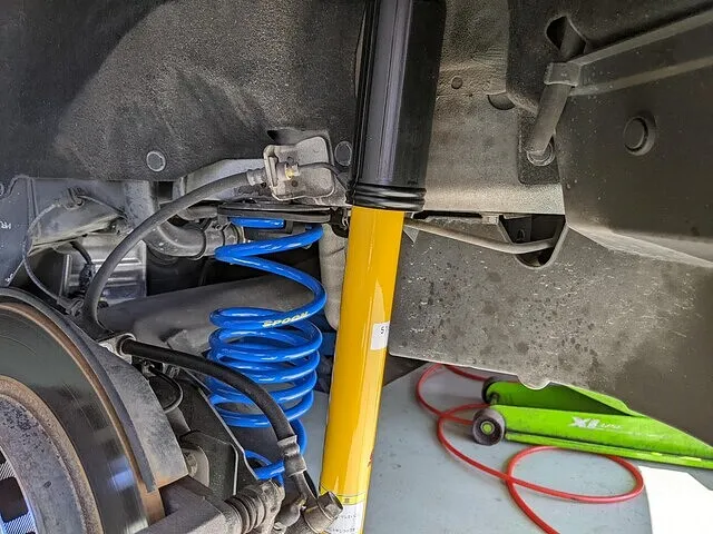 ZF2 CR-Z ショック スプリング交換 アライメント調整 北九州市