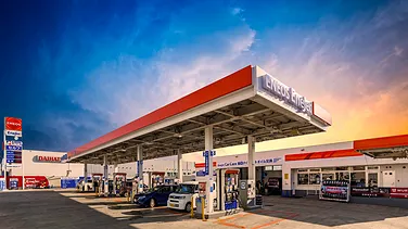 ENEOS EneJet 美しが丘 SS (ナラサキ石油)外観