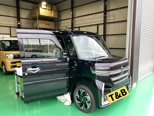 スズキ スペーシアカスタム 機器取付│岐阜県瑞穂市