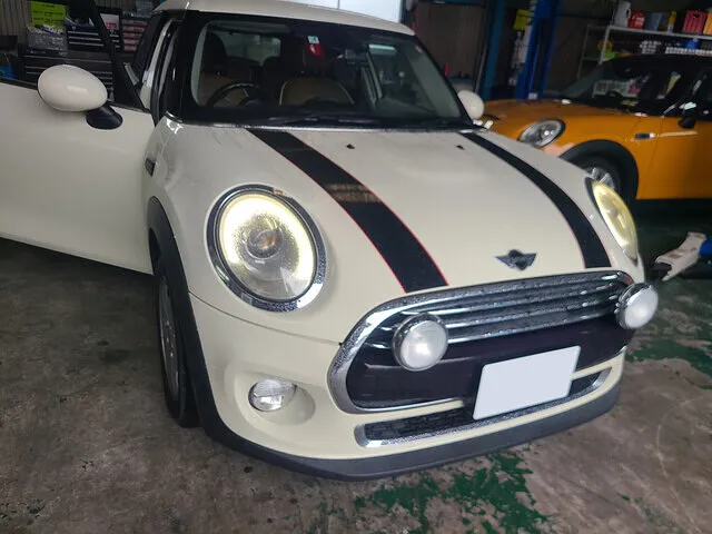 MINI クーパー S　ヘッドライト修理│豊橋市　車修理