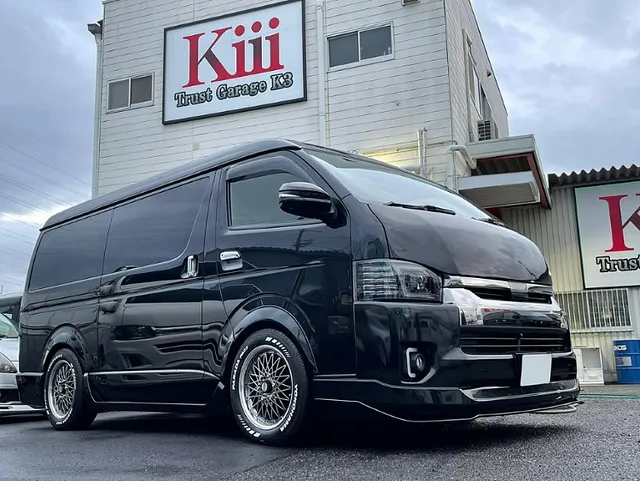 摂津市・ハイエース・構造変更、継続車検