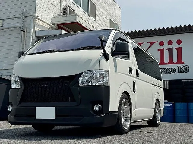 摂津市・ハイエース・ローダウンブロック、ショック、ブレース