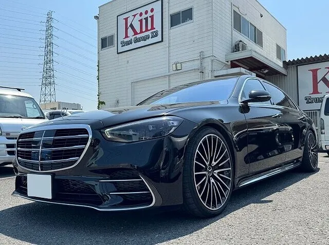 摂津市・メルセデスベンツ・Sクラス・２２インチホイール交換