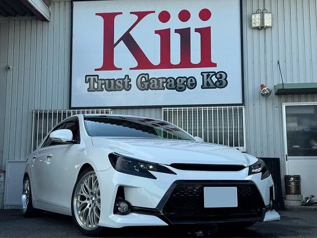 摂津市・マークX・車高調・ローダウン・4本出しマフラーで快適