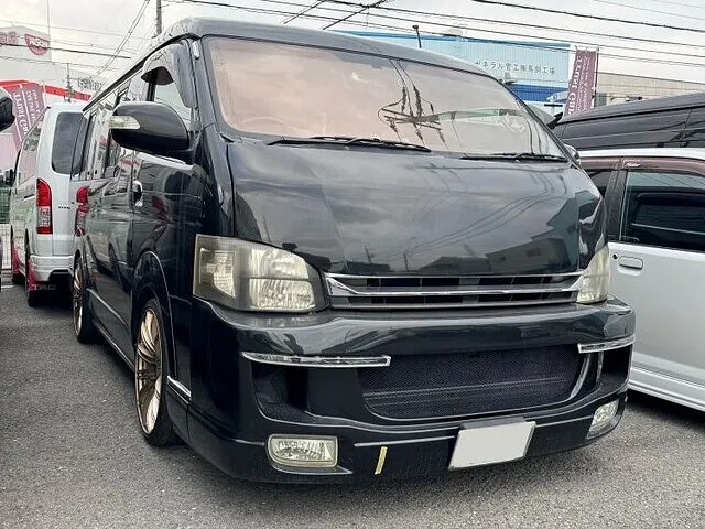 摂津市・ハイエース・２回目の3型顔面移植