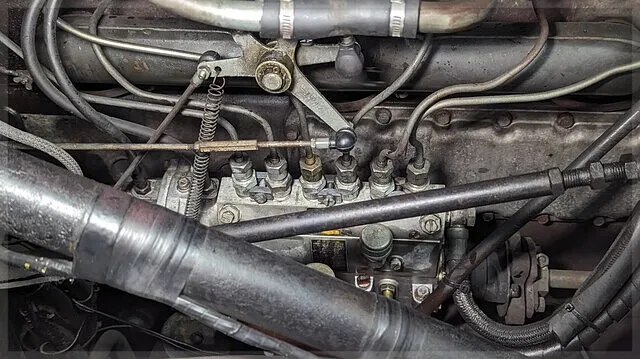 昭和42年のお車 噴射ﾎﾟﾝﾌﾟ 燃料漏れ修理