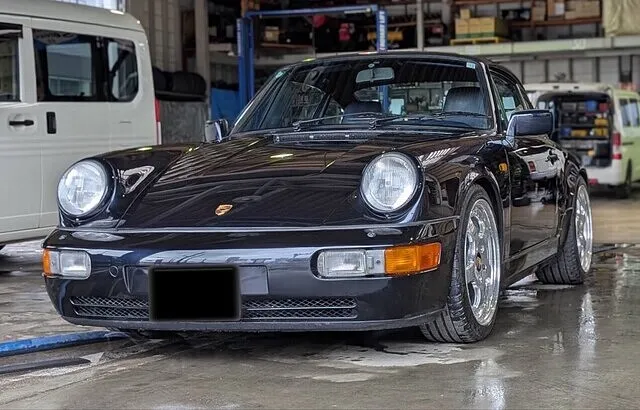 高山市 ポルシェ 911 カレラ 964 ｴｱｺﾝ修理 フラップ
