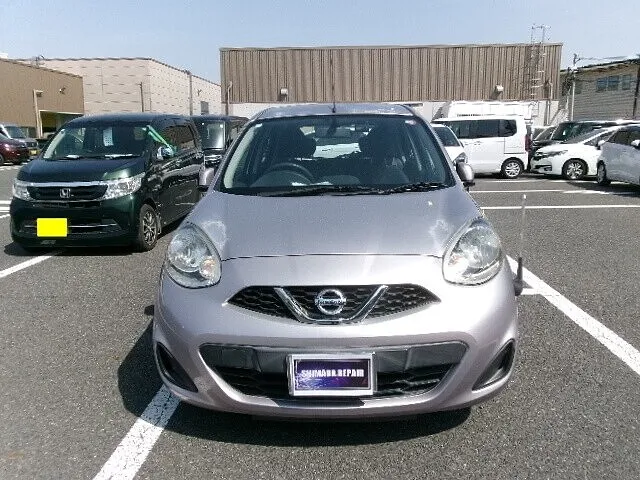 奈良市　マーチ全塗装カラーチェンジ