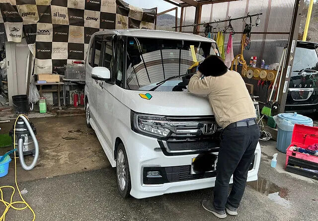 ガラス屋さんのリペア修理‼️