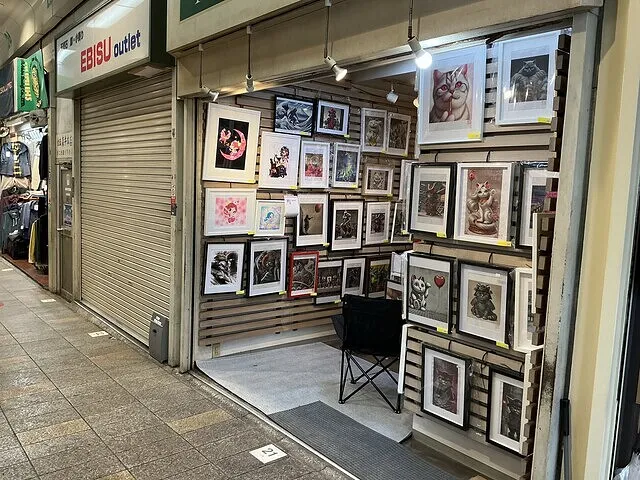 阪急三宮高架下、デジタルアートのお店をオープンしました‼️