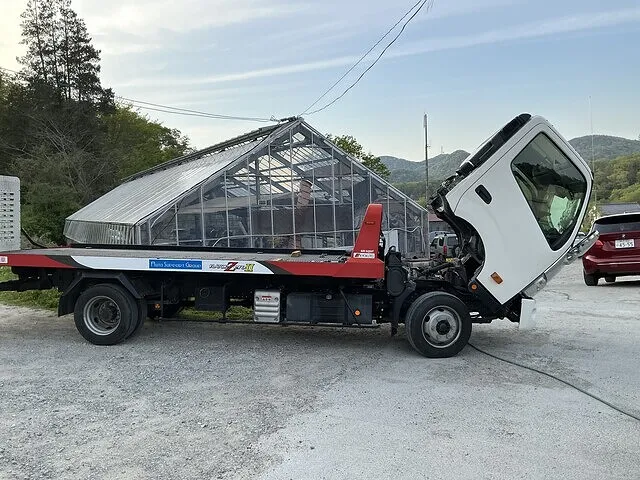 いつも働いてくれてる積載車くんのオイル交換‼️