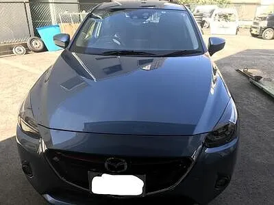 デミオ　鈑金塗装　ドア　キズ・ヘコミ　守口　門真　寝屋川　