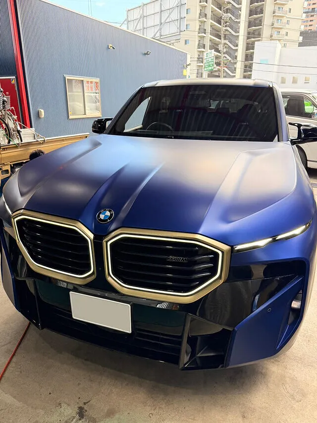 BMW 前後ミラー型ドラレコ　守口市　電装取り付け