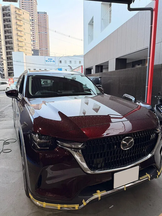 CX8 前後ドラレコ・メッキモール取付　守口市　門真市　寝屋川　