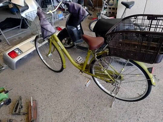 大阪市　自転車　オリジナル塗装