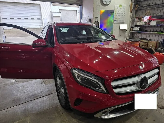 札幌市　白石区　GLA250 エンジンスターター取付
