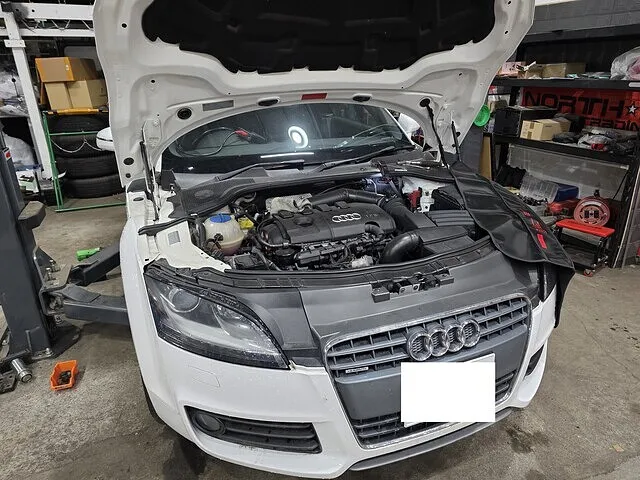 札幌市　白石区　アウディ　TT/8J　ESP ABS 警告灯修理