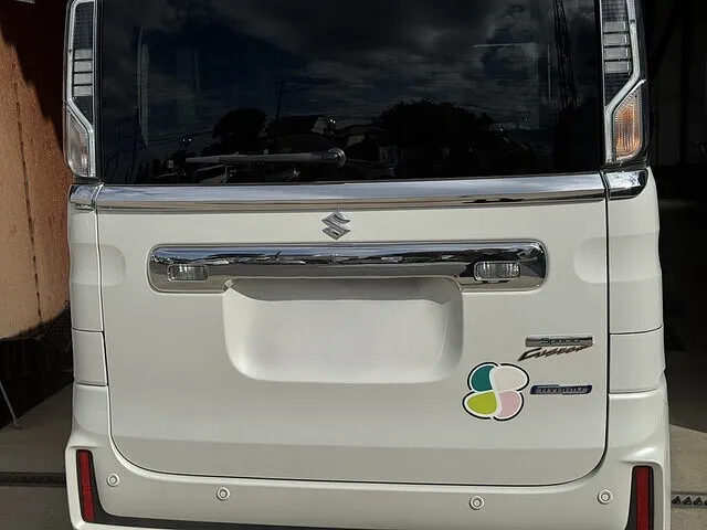 ひたちなか市/リアバンパー/鈑金塗装/スズキ　スペーシア