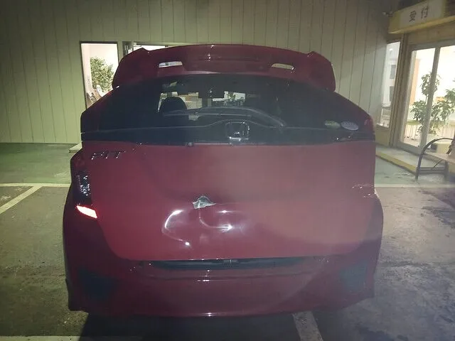 ひたちなか市/テールゲートCOMP/鈑金塗装/ホンダ　フィット