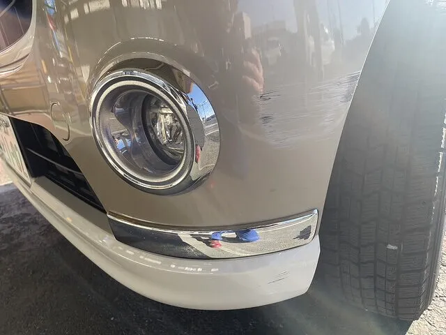 ひたちなか市/フロントバンパー/鈑金塗装/ダイハツ　ムーヴキャンバス