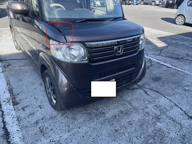 ひたちなか市/フロントバンパー/鈑金塗装/ホンダ　N BOX