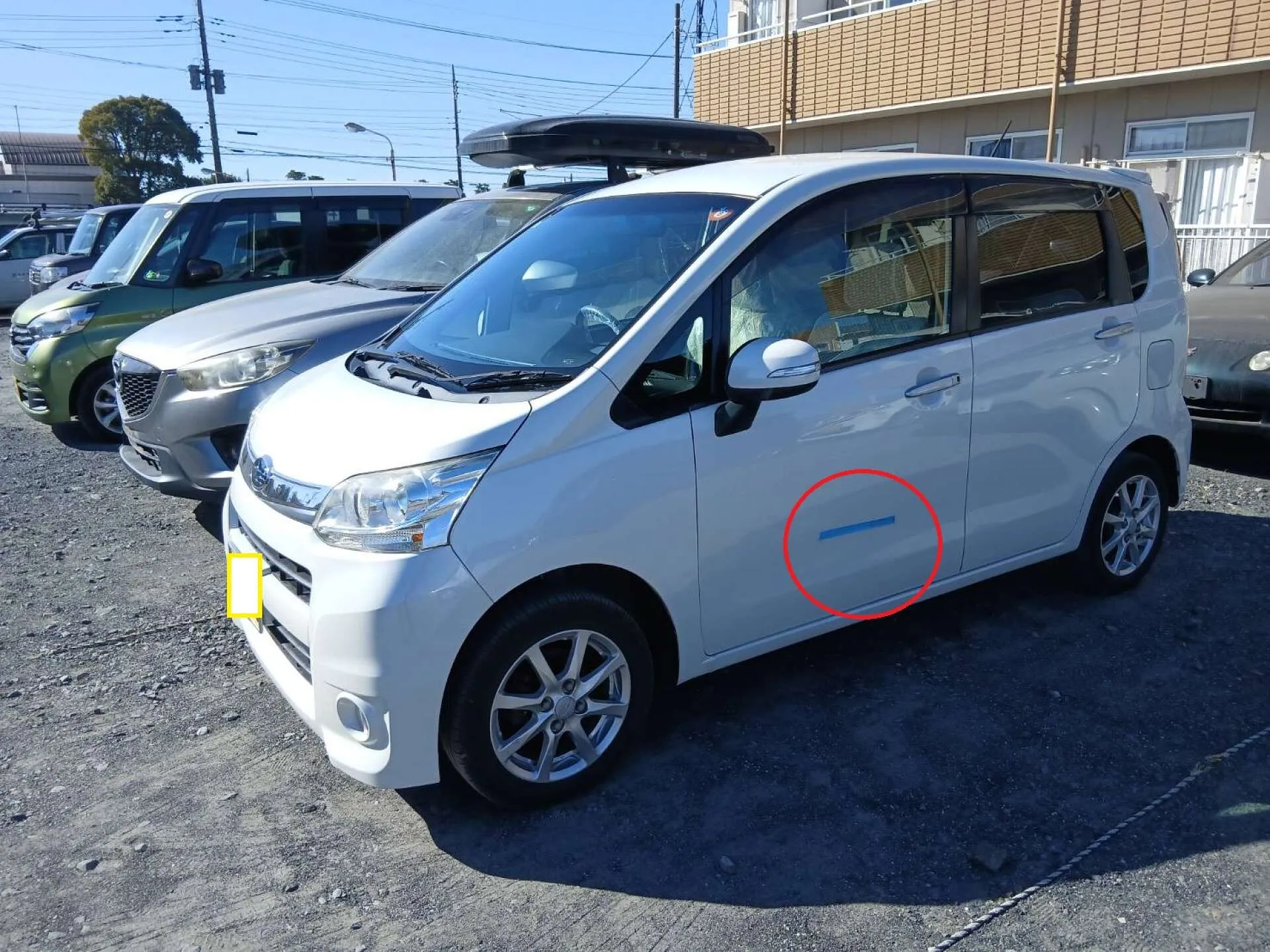 スバル　ステラ　フロントドア スバル ステラ フロントドア 右 LA100 X07 （BL7822） : マルキョウ