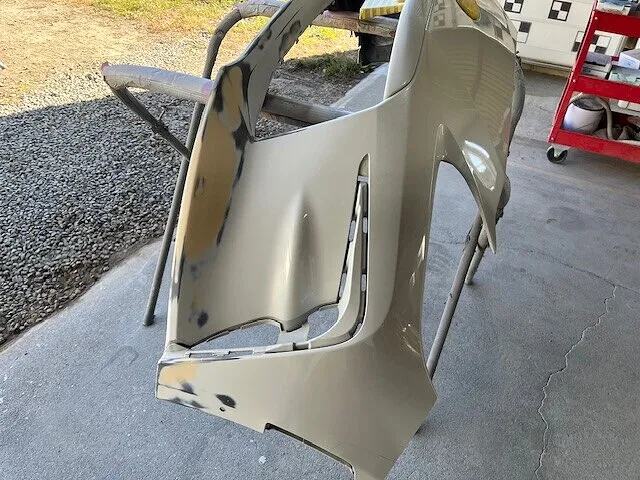 国富町　板金塗装　トヨタGR86　フロントバンパー修理